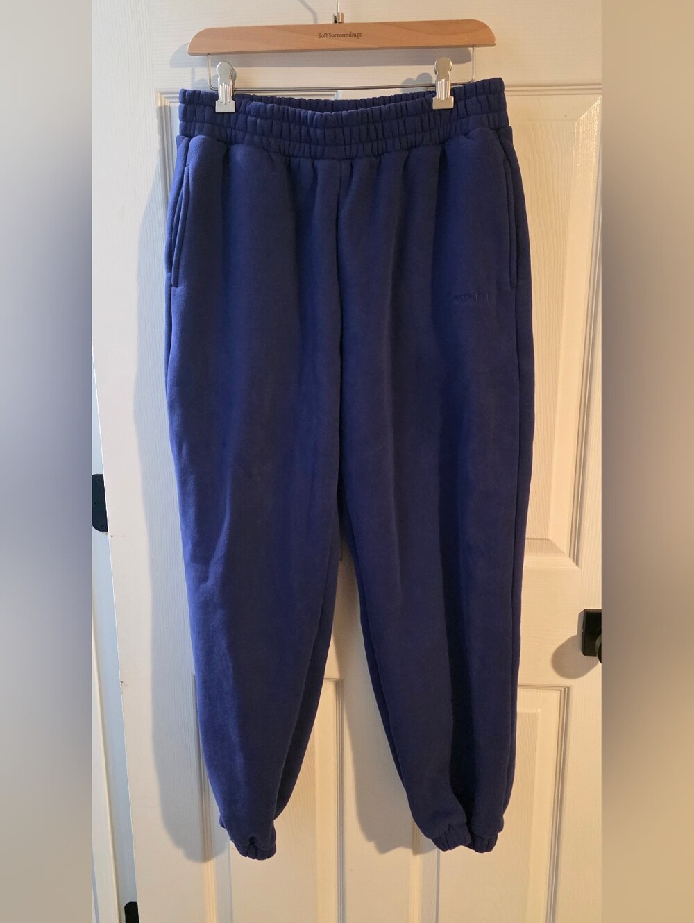 Signature Comfrt Navy Sweatpants Size Large
